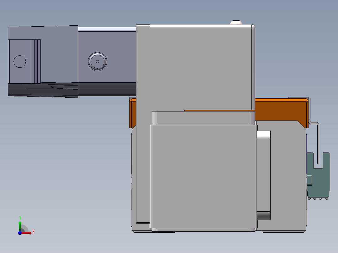 MCB同步带全封闭MCB10-RU-100W前视图