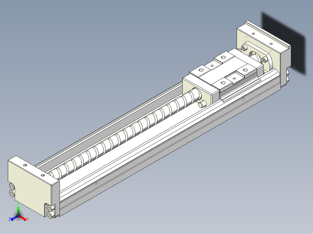 钢基模组-TPA-KSR-6005C-300A1-M-H0正等轴测图