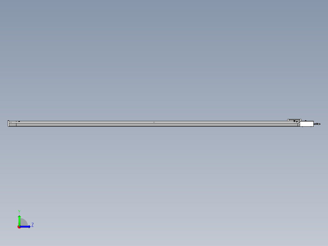 威洛博LB.GB同步带传动--欧规系列LB6A-L65-S3200-BR左视图