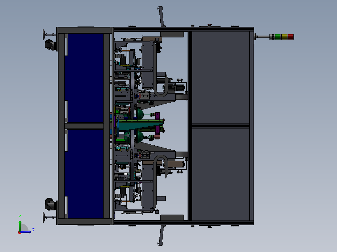 双工位焊点检测设备sw18左视图
