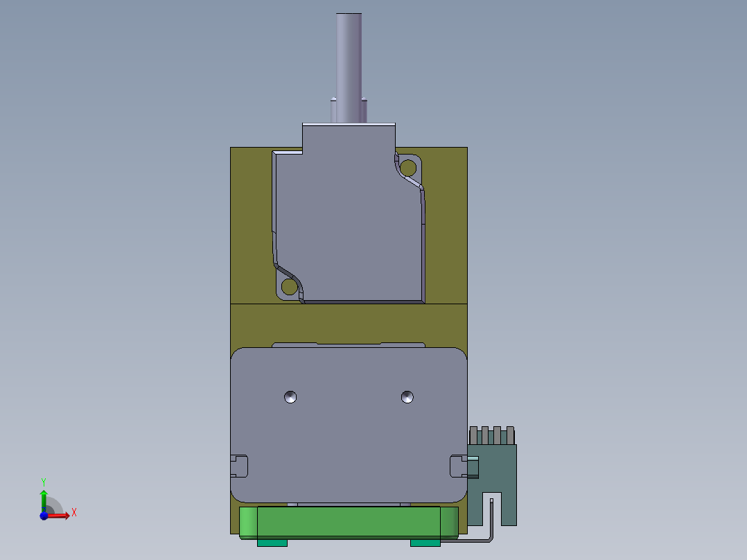 MTH丝杆半封闭模组MTH6M-BM-100W前视图