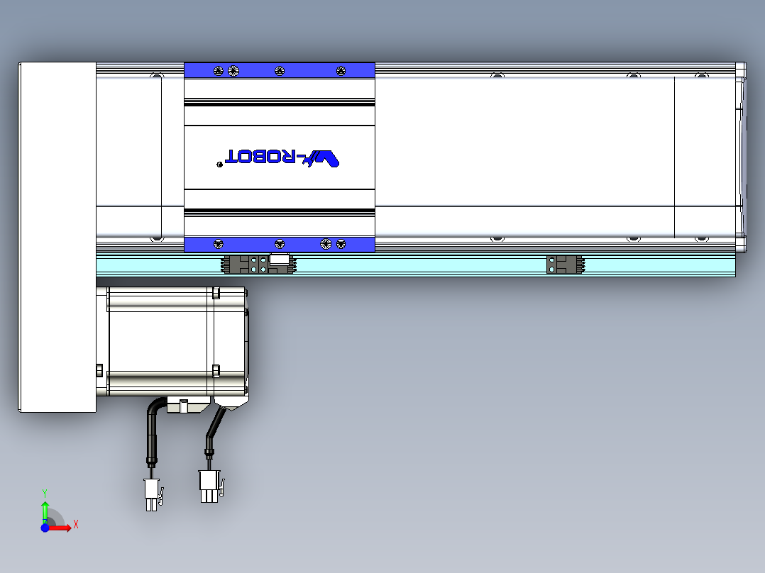 VF丝杆传动-一般环境VF14-Lxx-C-S200-BL-ZP75-C3前视图