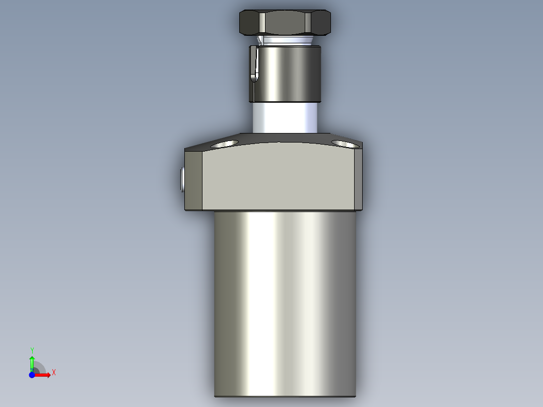 KOSMEKLHS0550-GR-Y30多系列多零件图纸模型前视图