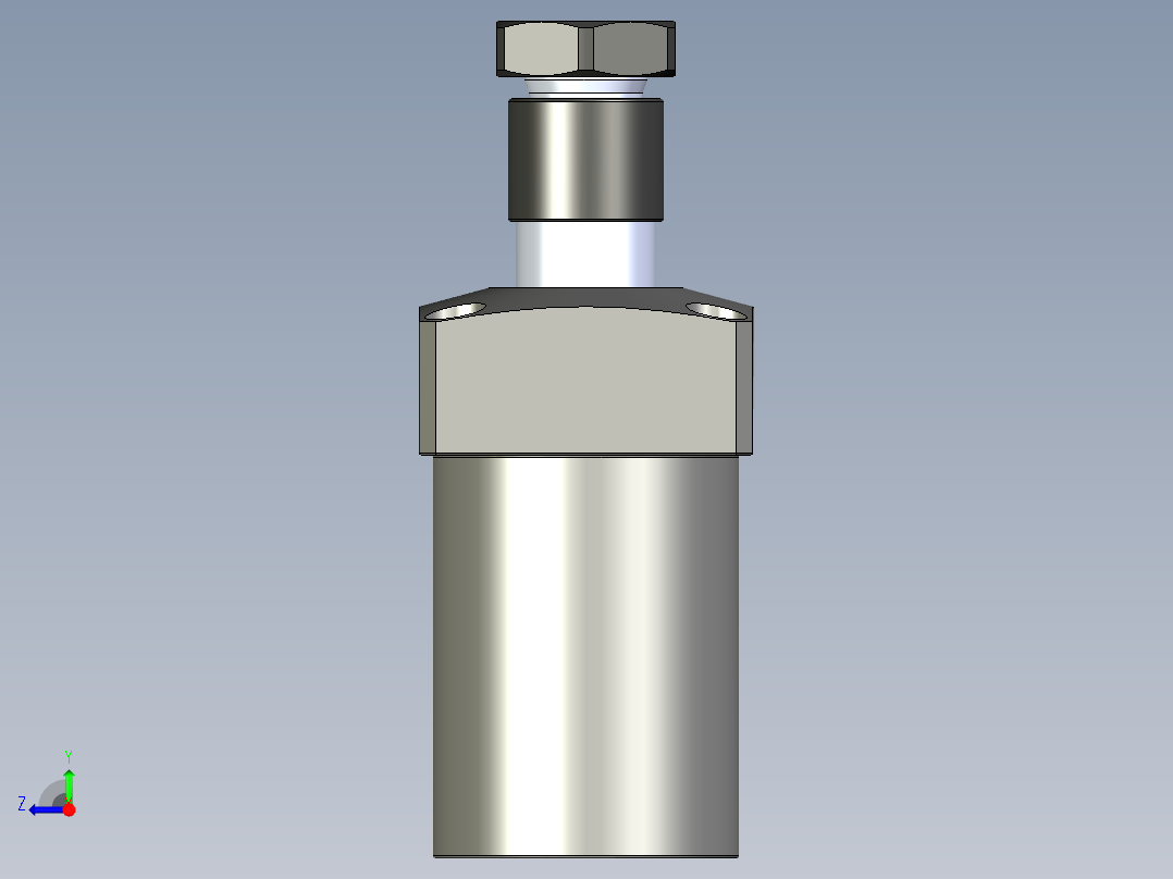 KOSMEKLHS0550-GR-Y30多系列多零件图纸模型右视图