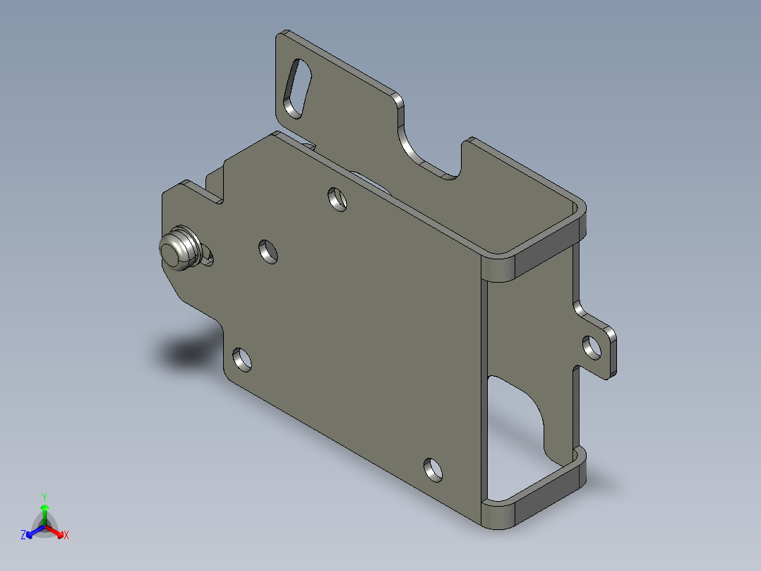 基恩士LV-H300bracket3_kc图纸模型