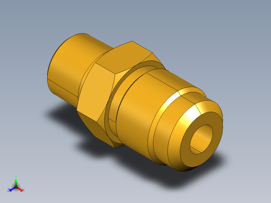 扩口式工业通用硬管接头Male Connector 48F-10-4