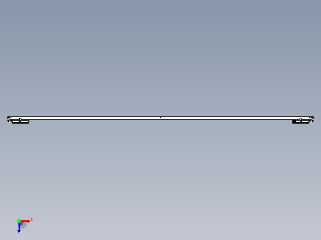 威洛博VL系列直线电机模组-2VL17E3-S3400俯视图