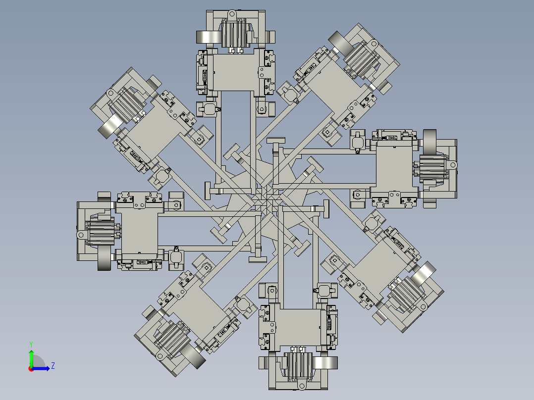 能量储存阵左视图