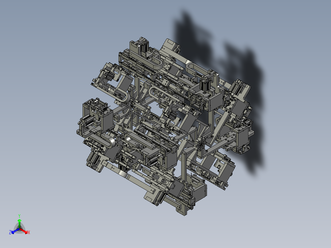 能量储存阵正等轴测图