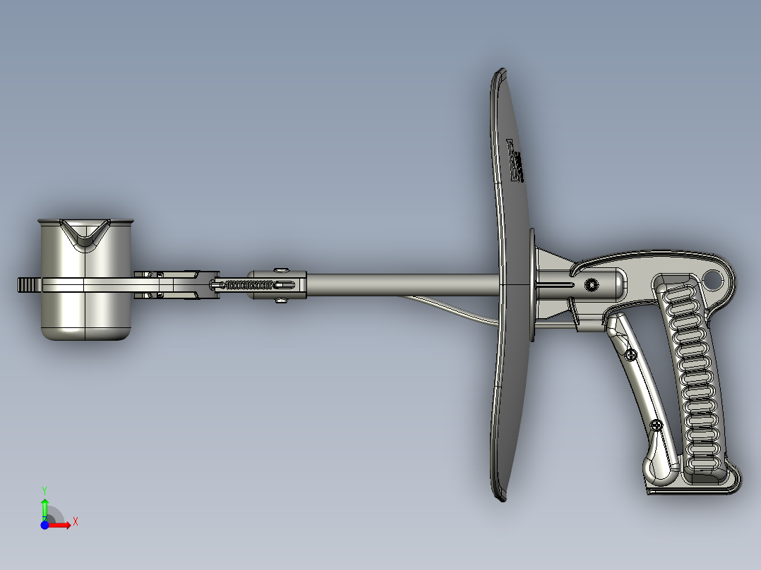化学安全抓斗前视图