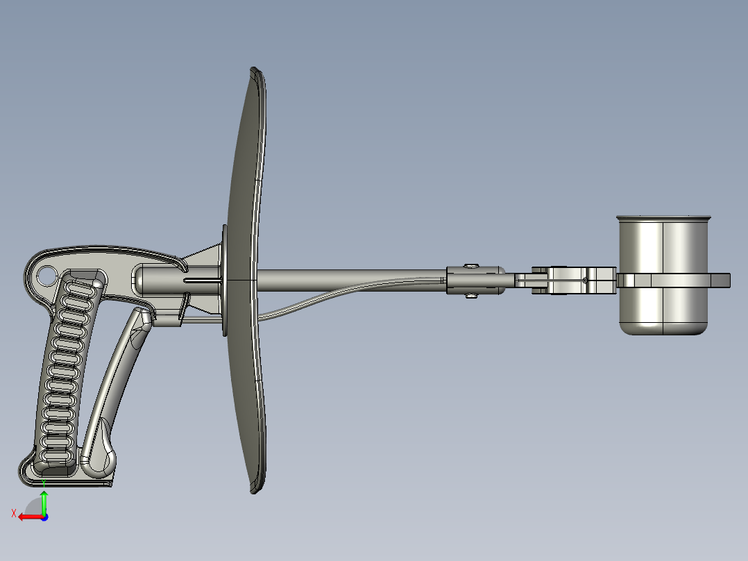 化学安全抓斗后视图