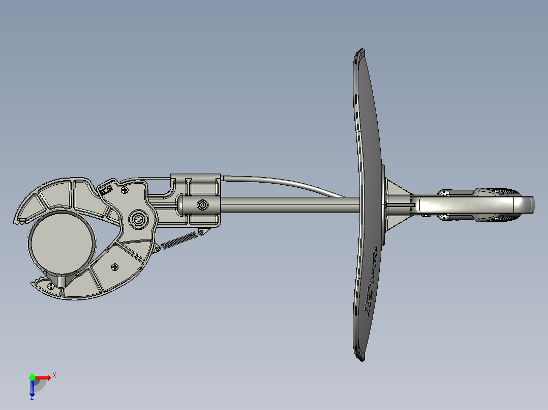 化学安全抓斗俯视图