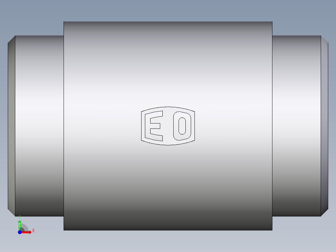 卡套式工业通用硬管接头EO_Weld_bulkhead_fitting_ESV42L71X前视图