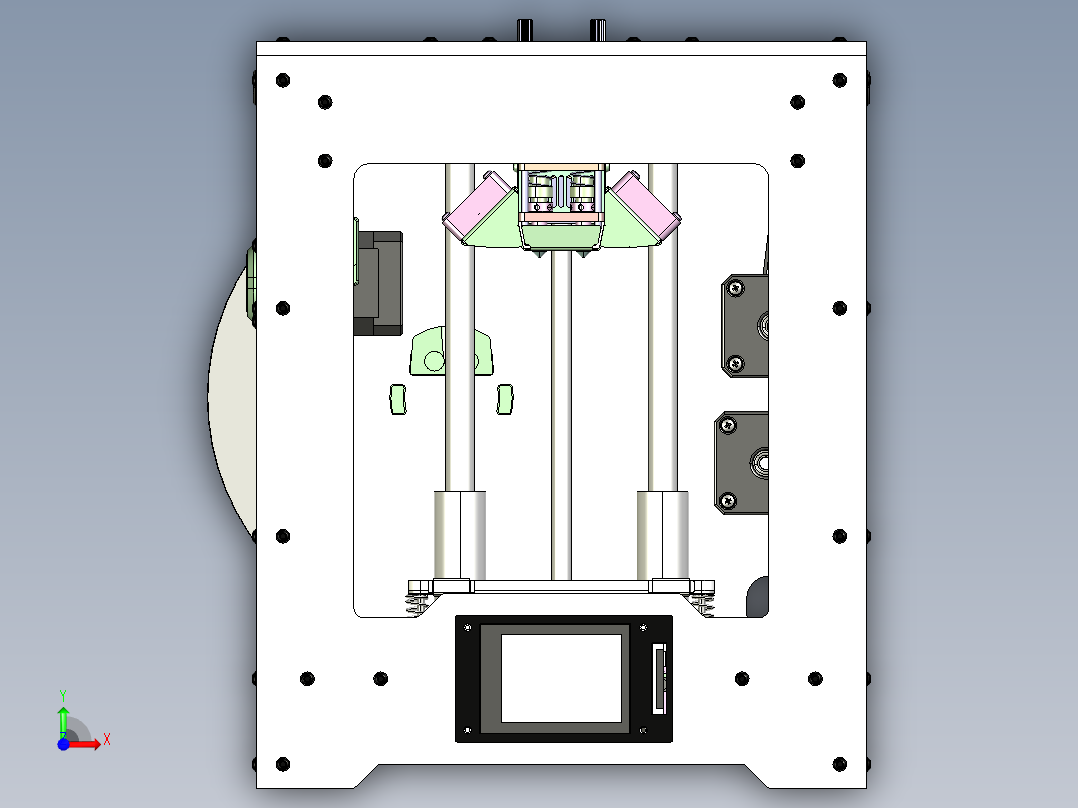 Ultifaker Go 3D 打印机前视图