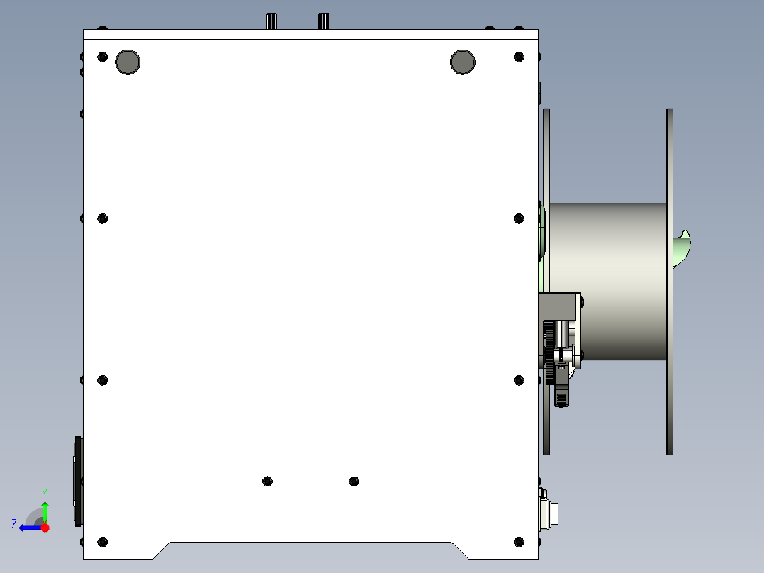 Ultifaker Go 3D 打印机右视图
