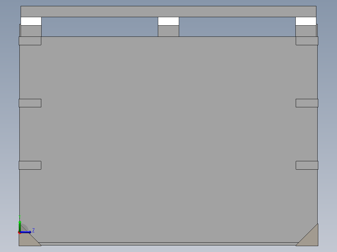 内框架木箱左视图