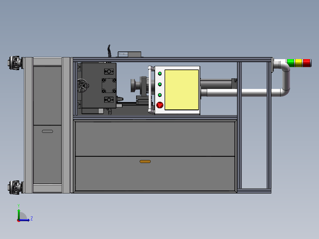 双轴压装机sw16左视图