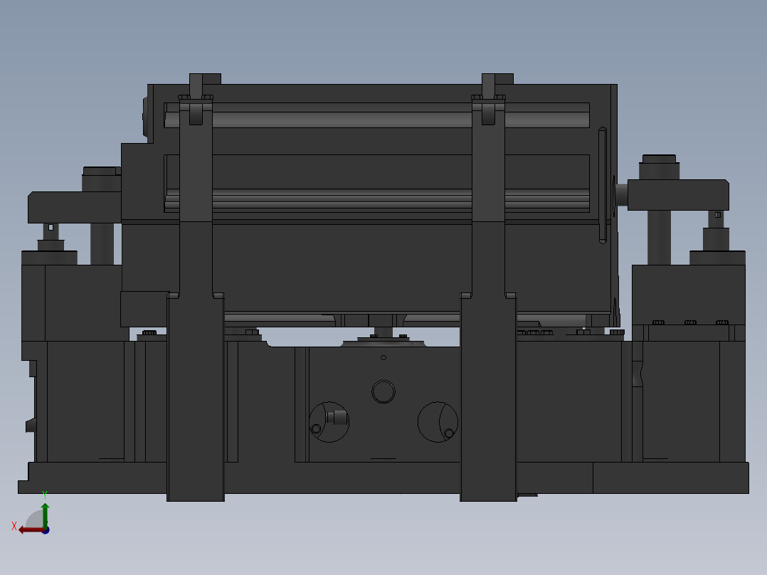 5A212--铣床夹具设计后视图