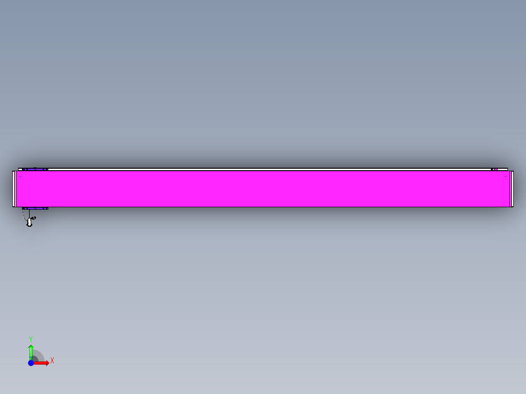 威洛博VL系列直线电机模组-VL22H2-S2800前视图