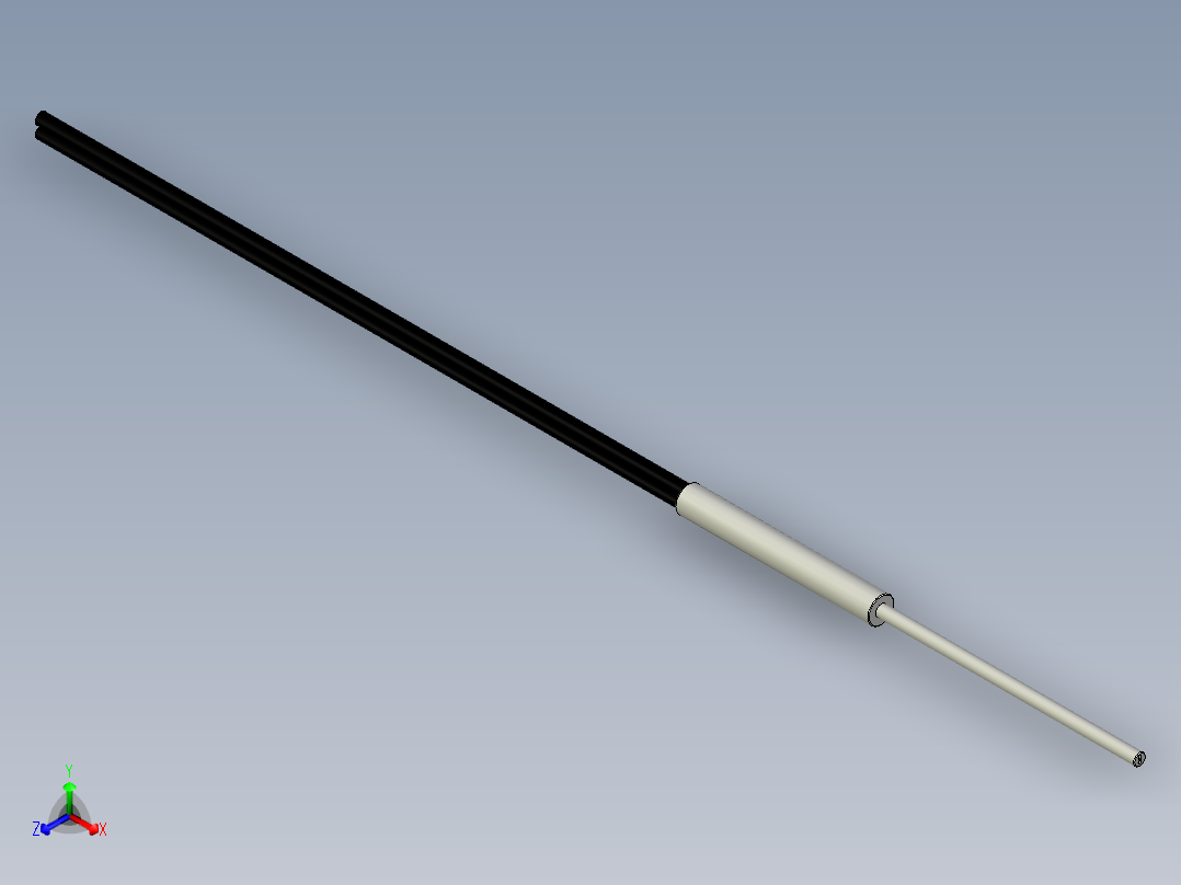 光纤元件漫反射型FR-D211Q-S正等轴测图