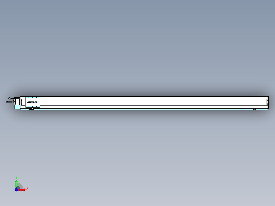 威洛博VBC同步带传动一无尘环境VBC14-L45-S2450-BLU-ZP40-C3前视图