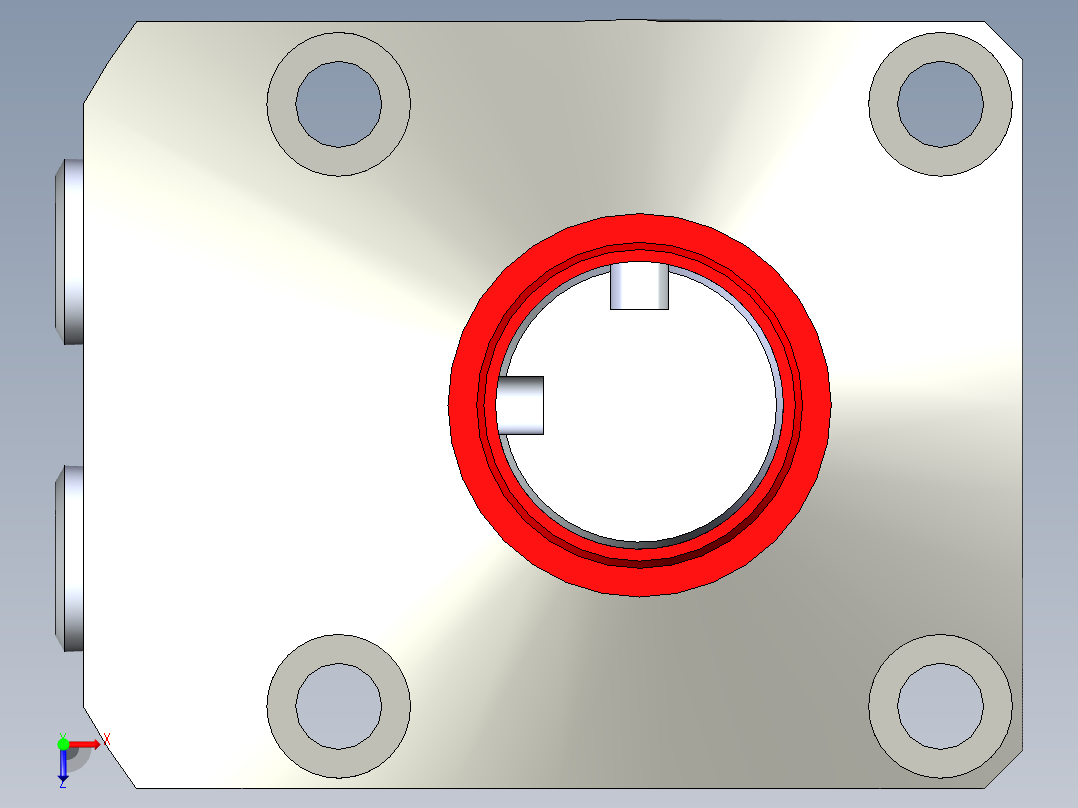 KOSMEKLHS0360-GR-F多系列多零件图纸模型俯视图