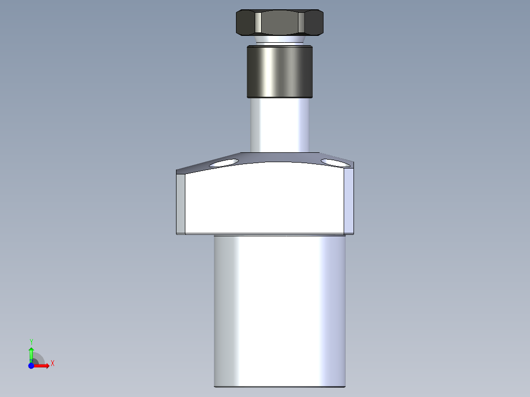 KOSMEKLHA0400-SL_R01多系列多零件图纸模型前视图