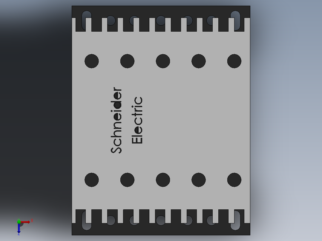 TESYS K接触器；LC1K0910M7220 ~ 230V50 60赫兹俯视图