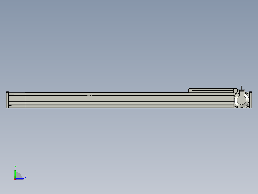 欧规系列-LB8-L150-S850-BR-ZP75-C3左视图