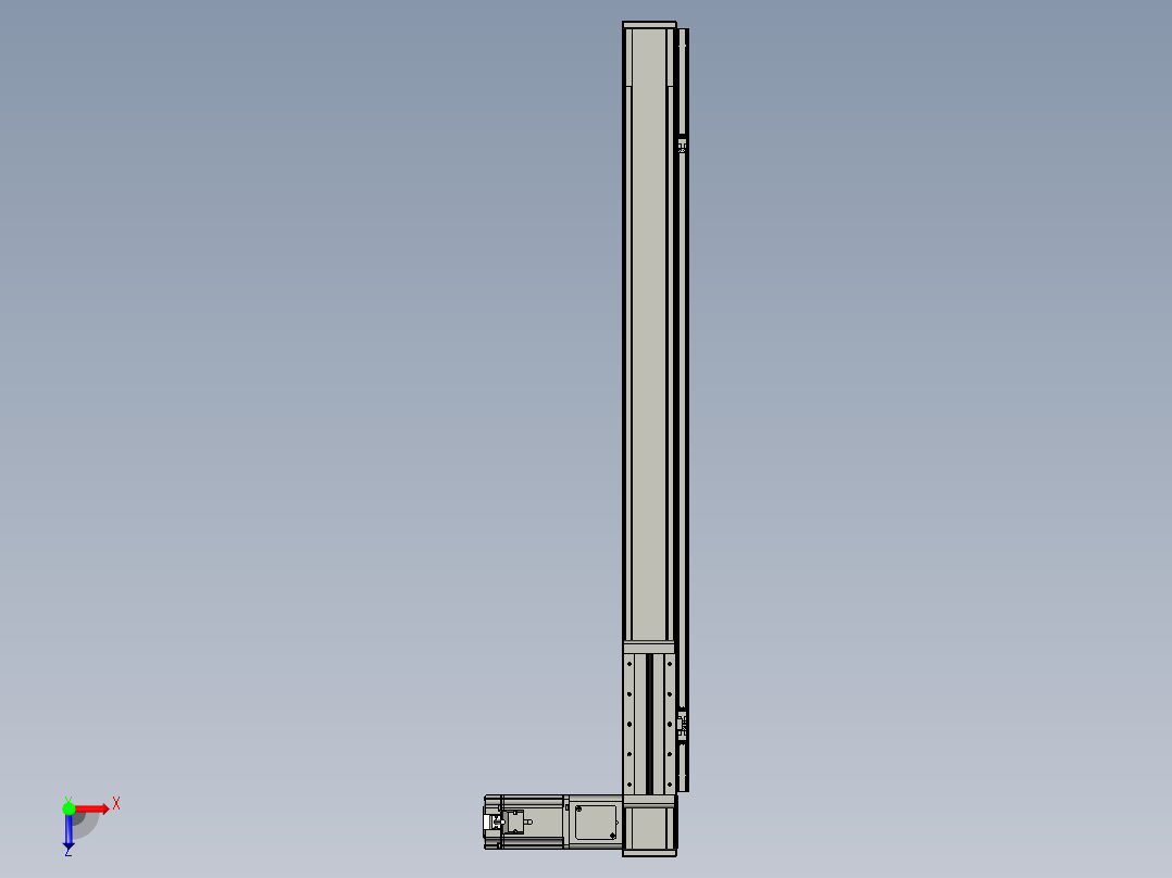 欧规系列-LB8-L150-S850-BR-ZP75-C3俯视图
