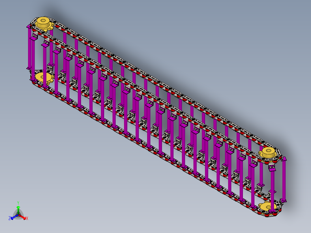 切屑输送滚子链带 -STP