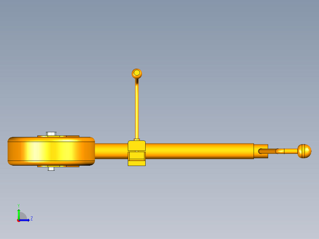 房车千斤顶左视图