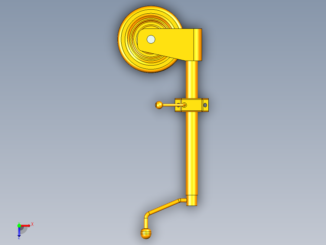 房车千斤顶俯视图