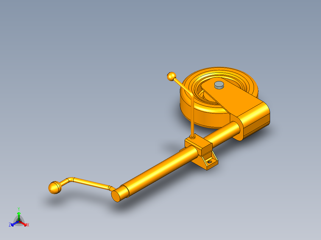 房车千斤顶正等轴测图