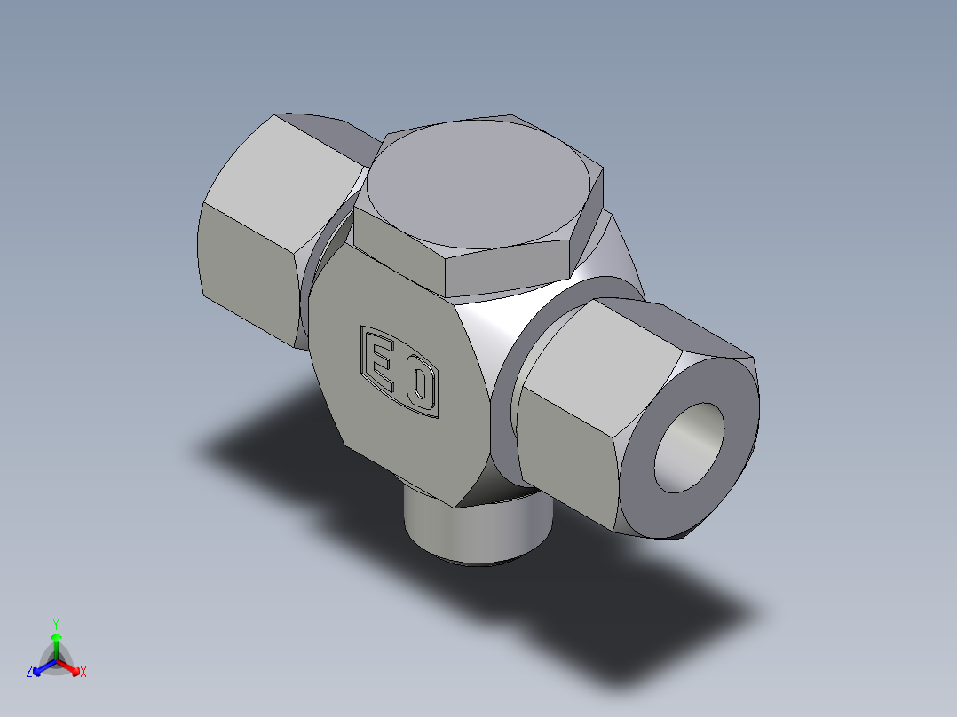 卡套式工业通用硬管接头EO_High_pressure_banjo_tee_TH12ZSMCF