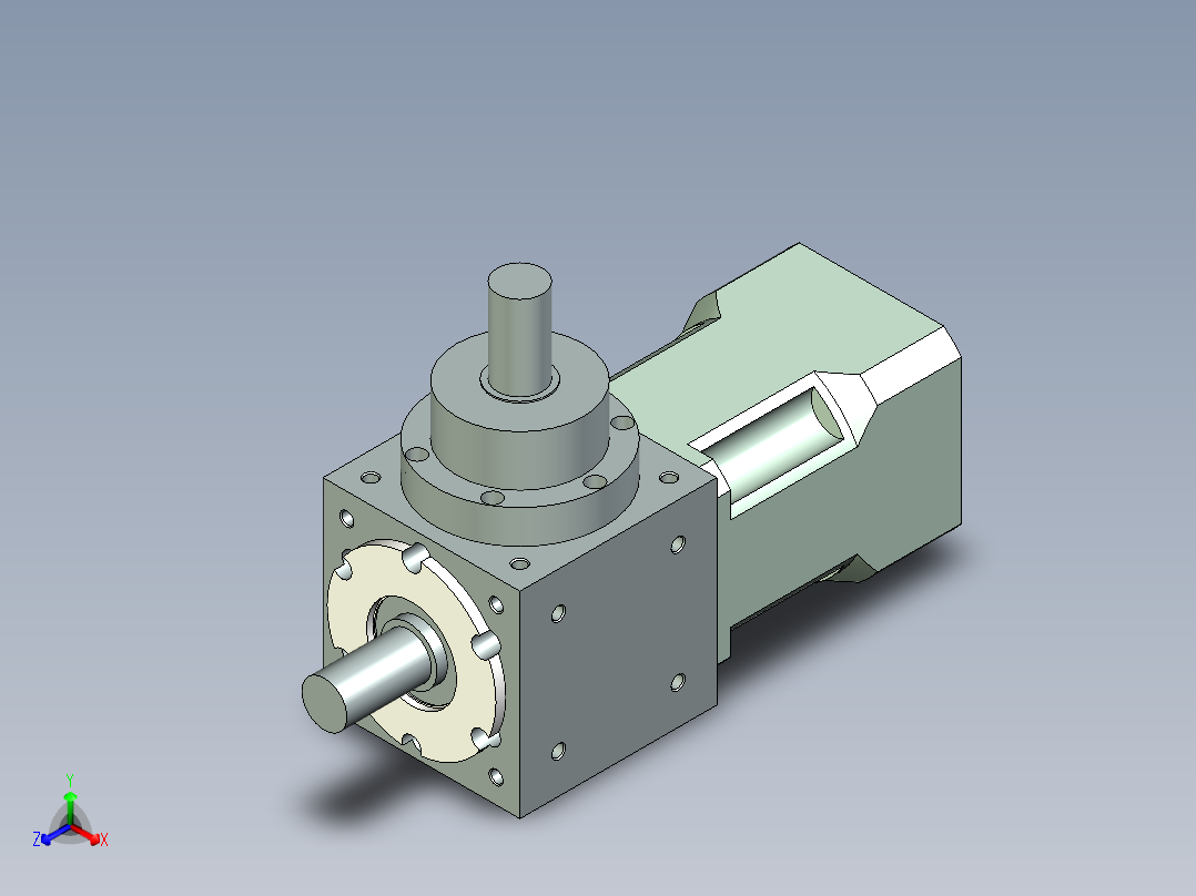 换向器PW70垂直输出 PLX60-L1 14-50-70-M4.stp