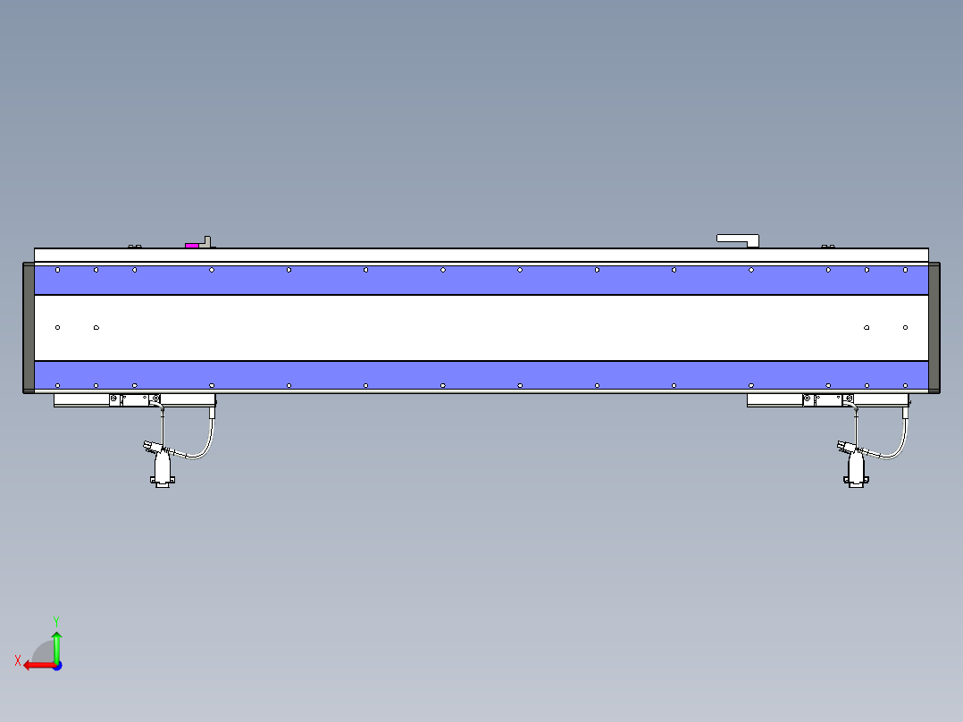 威洛博VL系列直线电机模组-2VL17E3-S650后视图