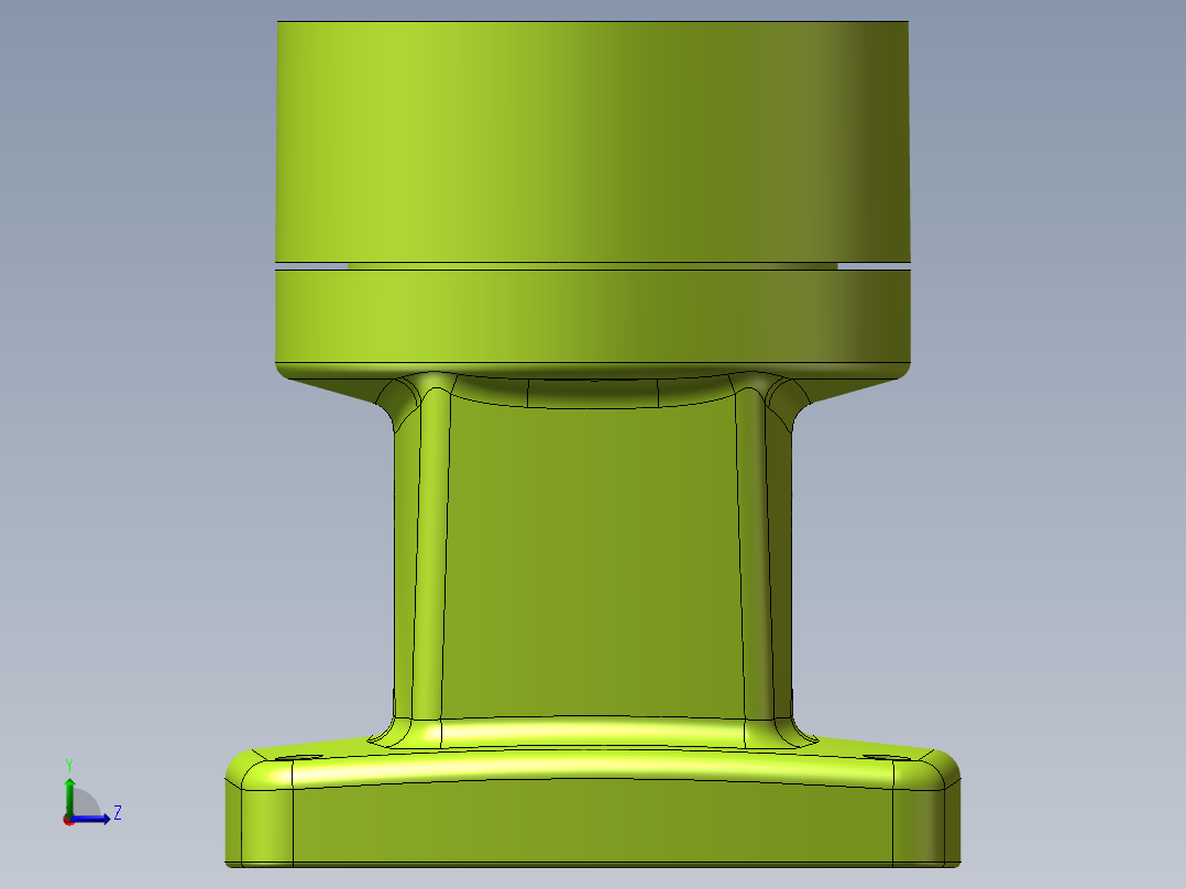 55-75-160可旋转箱底座.SLDASM左视图