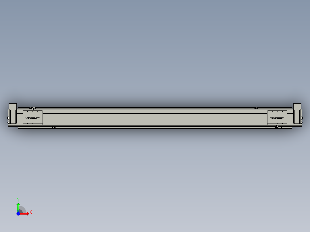 威洛博双电机滑台-VBC14S2-L50-S1800-BU-P40-C6前视图