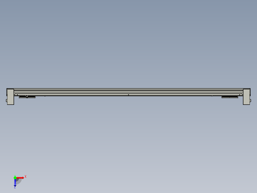 威洛博双电机滑台-VBC14S2-L50-S1800-BU-P40-C6俯视图