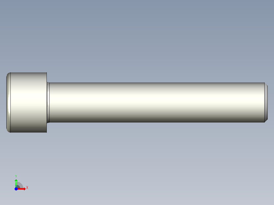 螺钉-DIN_912-M20x110.stp前视图