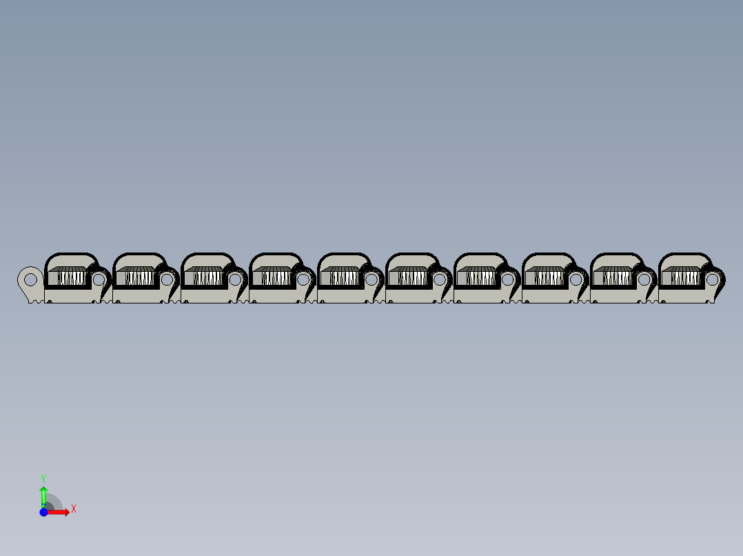 Crawler三角履带轮遥控履带车前视图