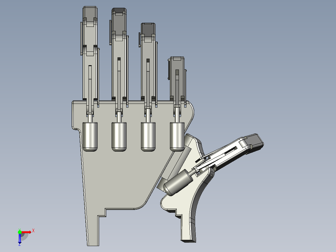 仿生机械手 (46)俯视图
