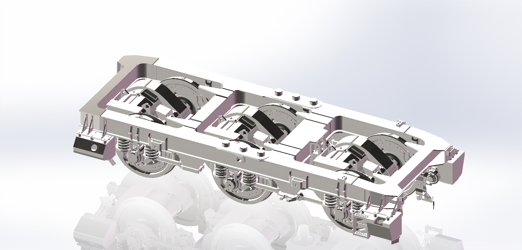 HXD3转向架和谐电力机车火车头