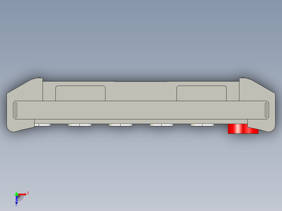 基恩士VT(3)-SW6_kc图纸模型俯视图