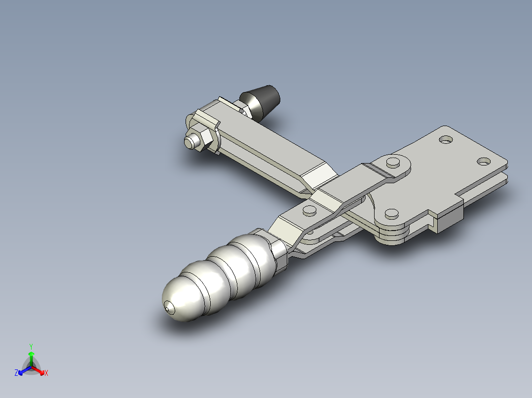 垂直式夾鉗SSP(L)-3D多系列多零件图纸模型正等轴测图