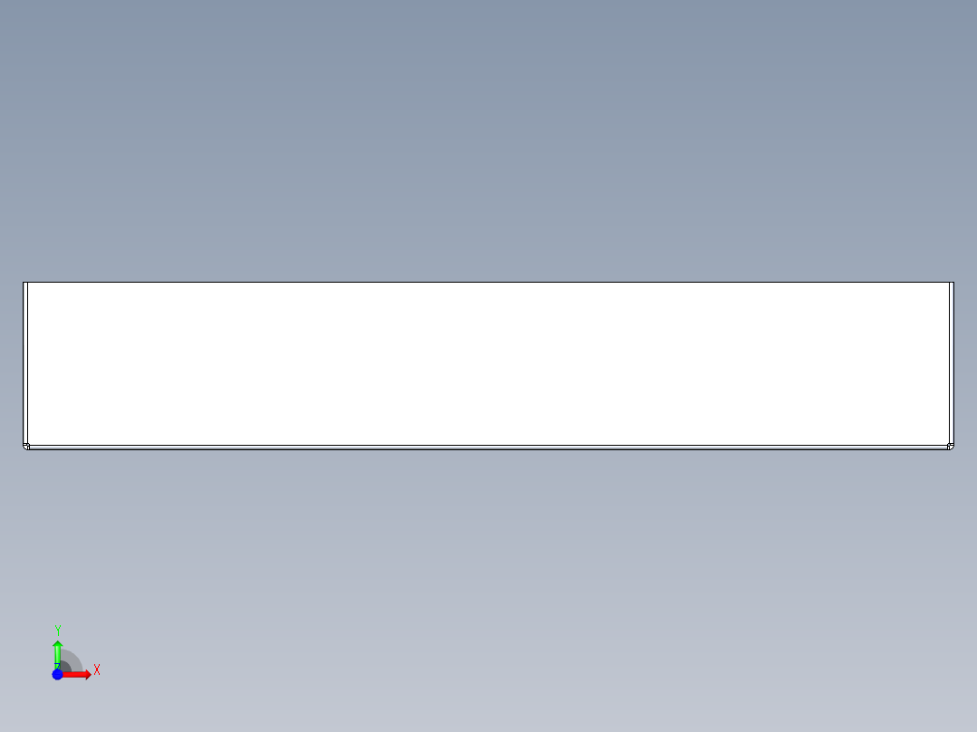 钣金医疗盒子前视图