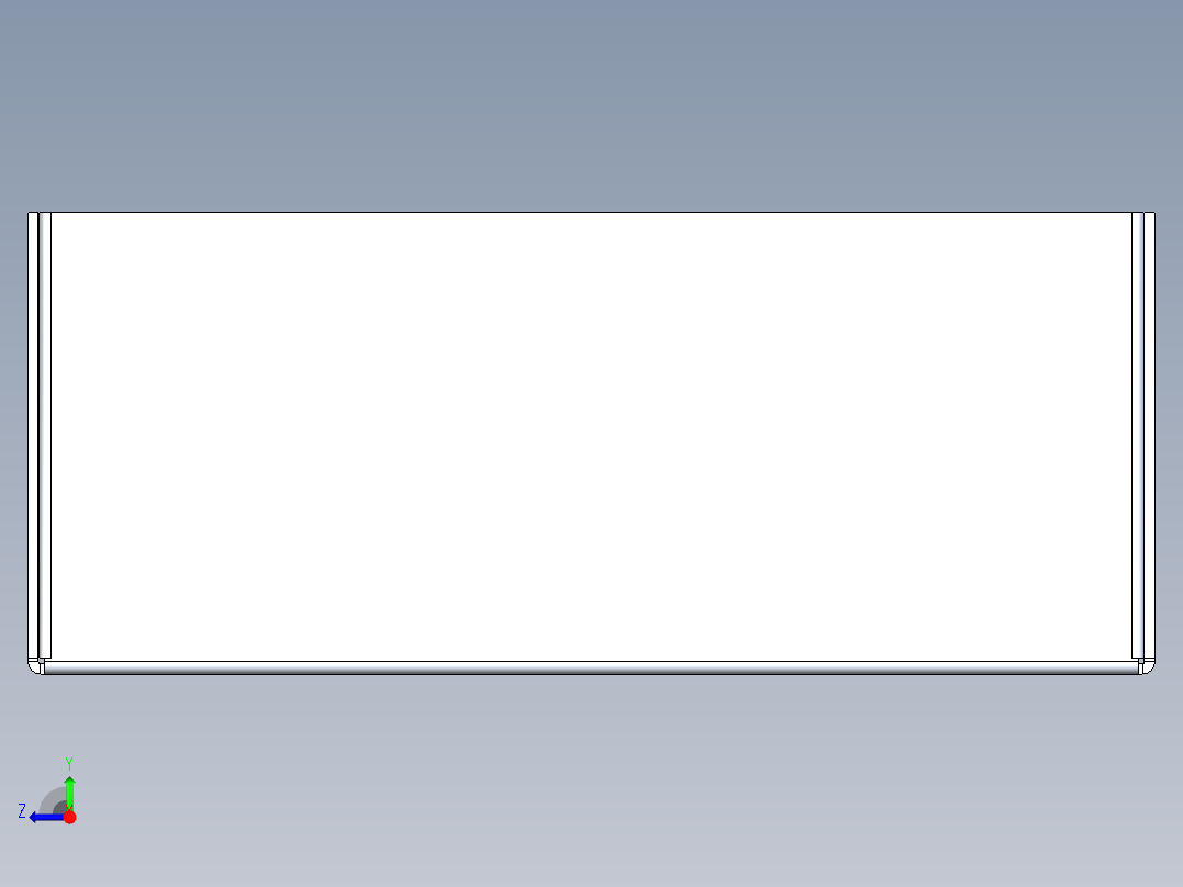 钣金医疗盒子右视图