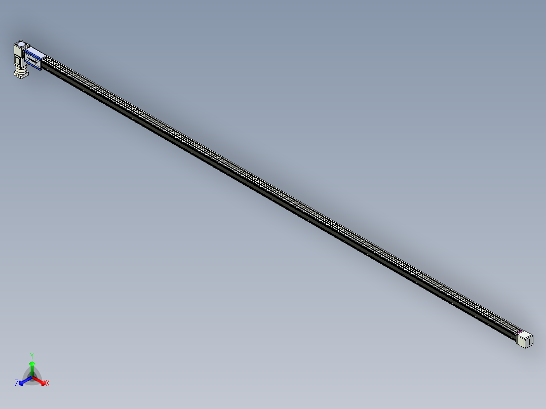 威洛博LB.GB同步带传动--欧规系列GB8-L192-S5450-BL-P75-K正等轴测图