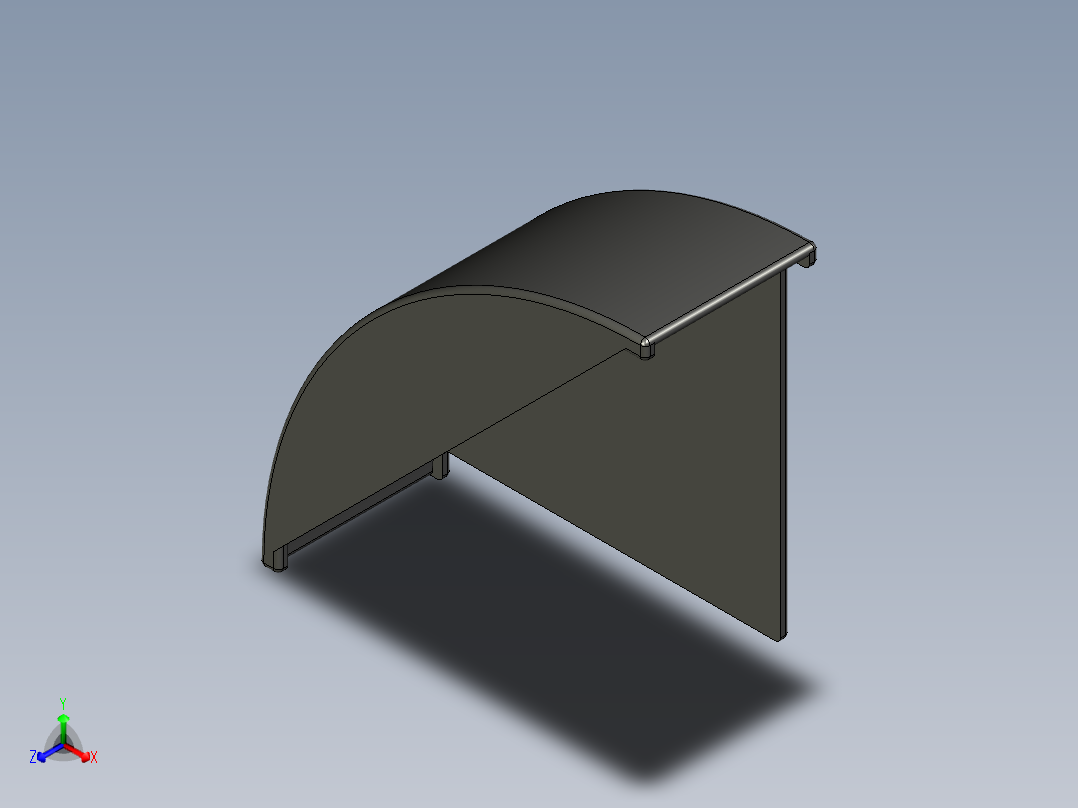 型材-BR 20X40 ANGLE BRACKET CAP 3842548845正等轴测图